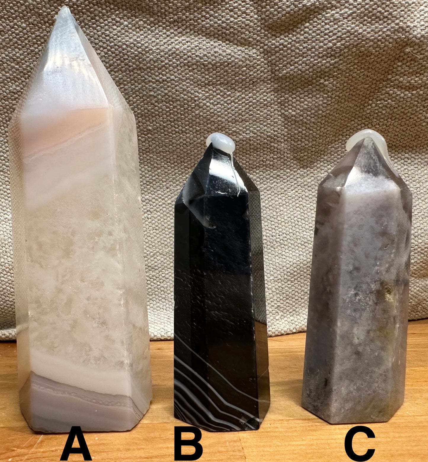 Assorted Agate Towers