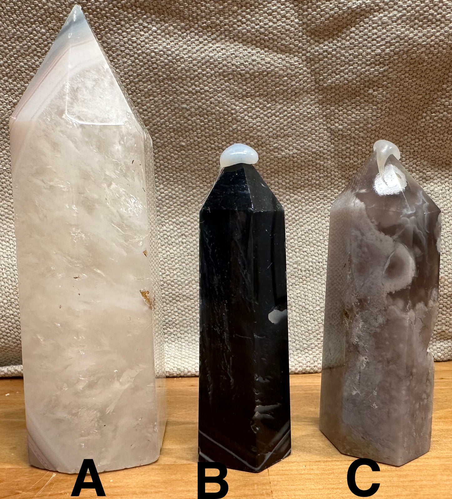 Assorted Agate Towers