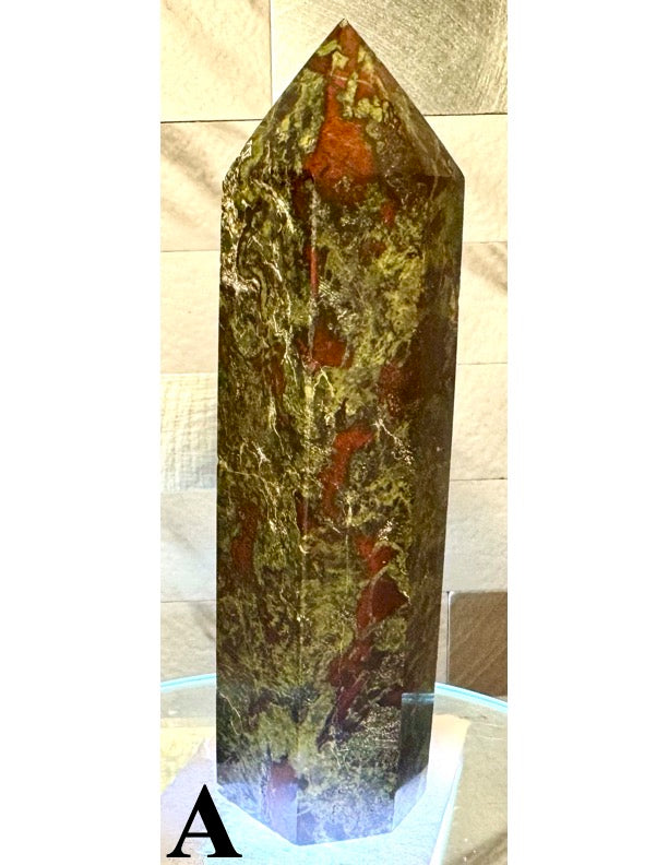 Dragon Blood Jasper Towers