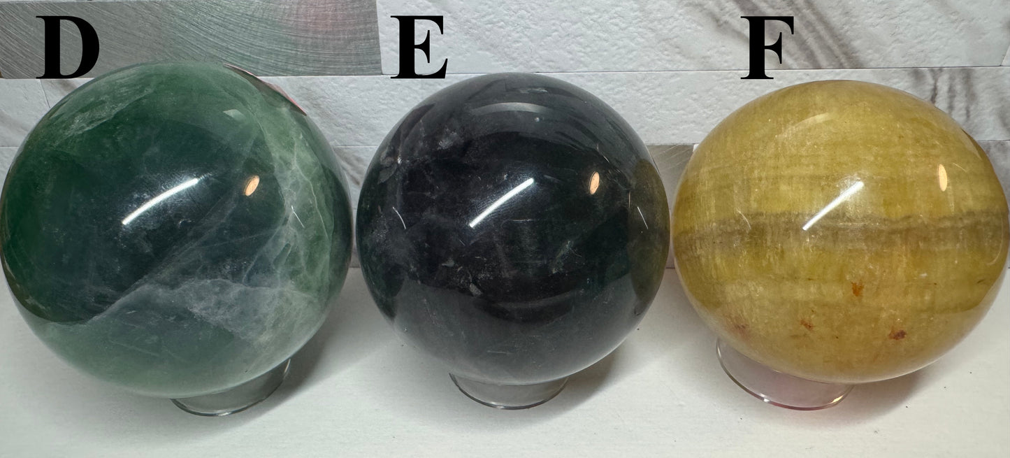 Fluorite Spheres