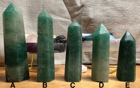 Green Strawberry Quartz Towers