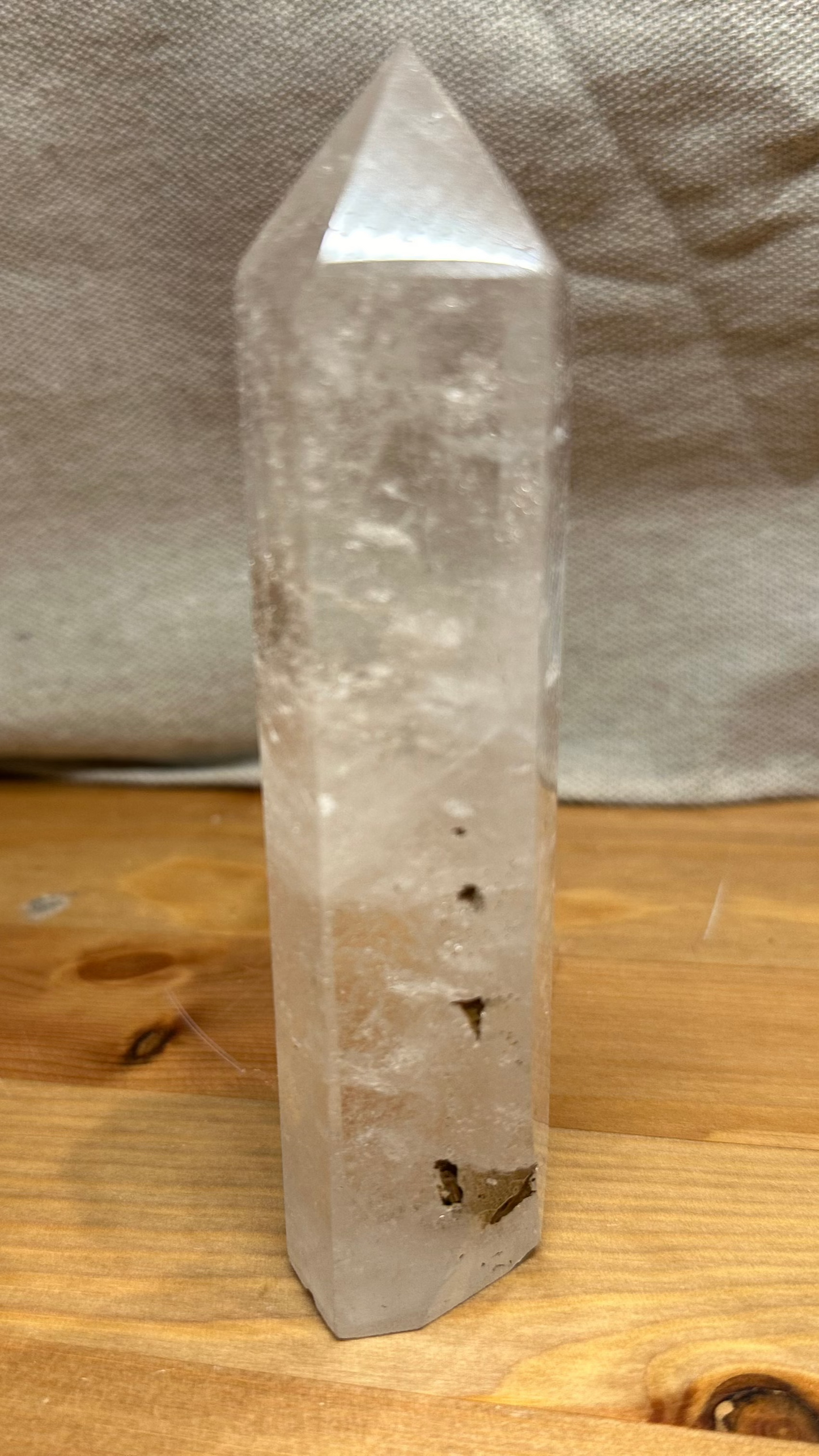 Clear Quartz Tower