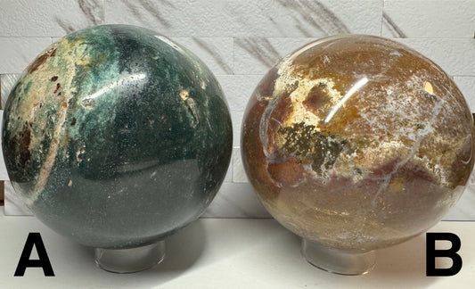 Ocean Jasper Spheres