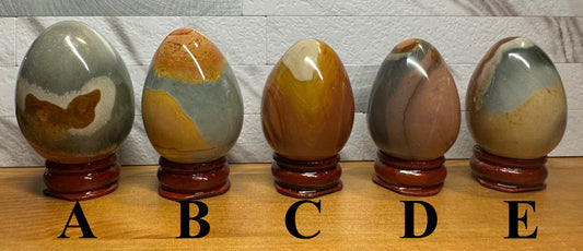 Polychrome Jasper Eggs