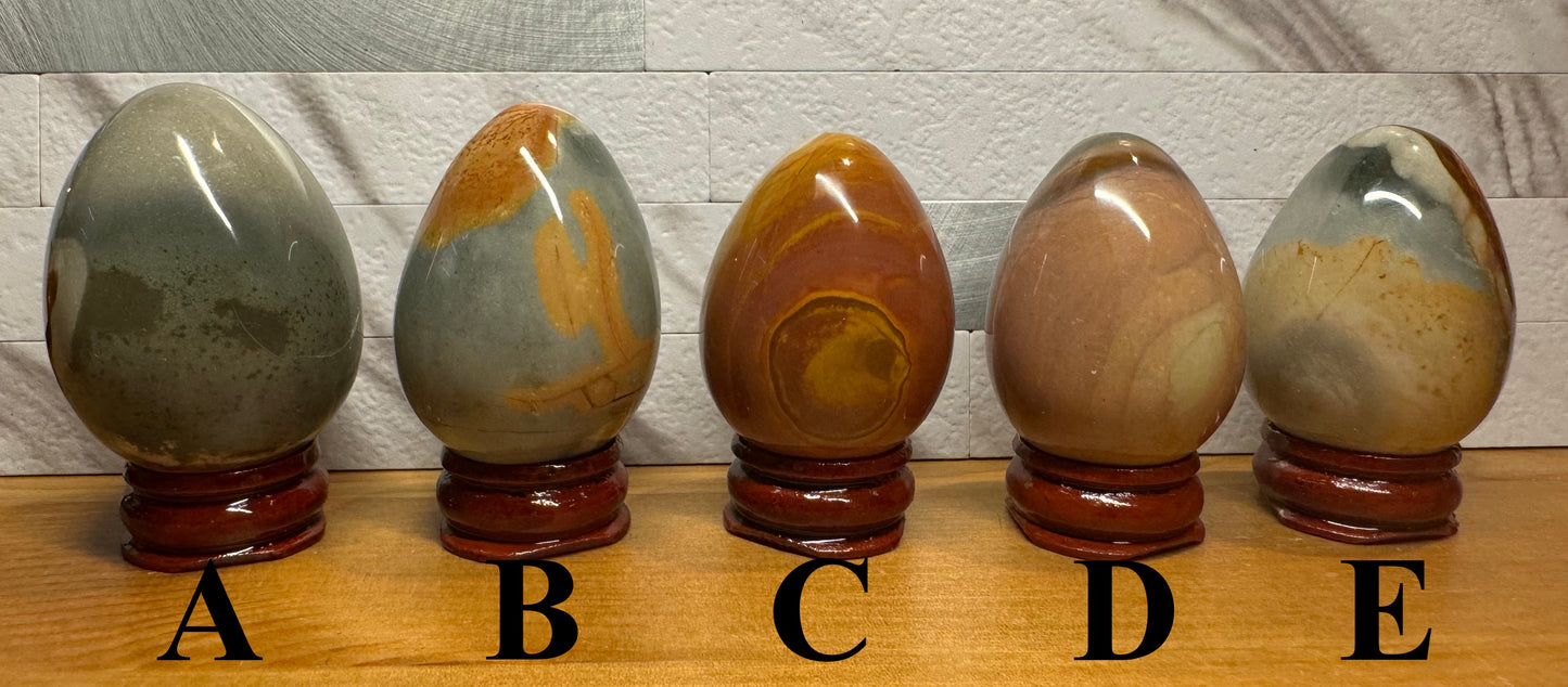 Polychrome Jasper Eggs