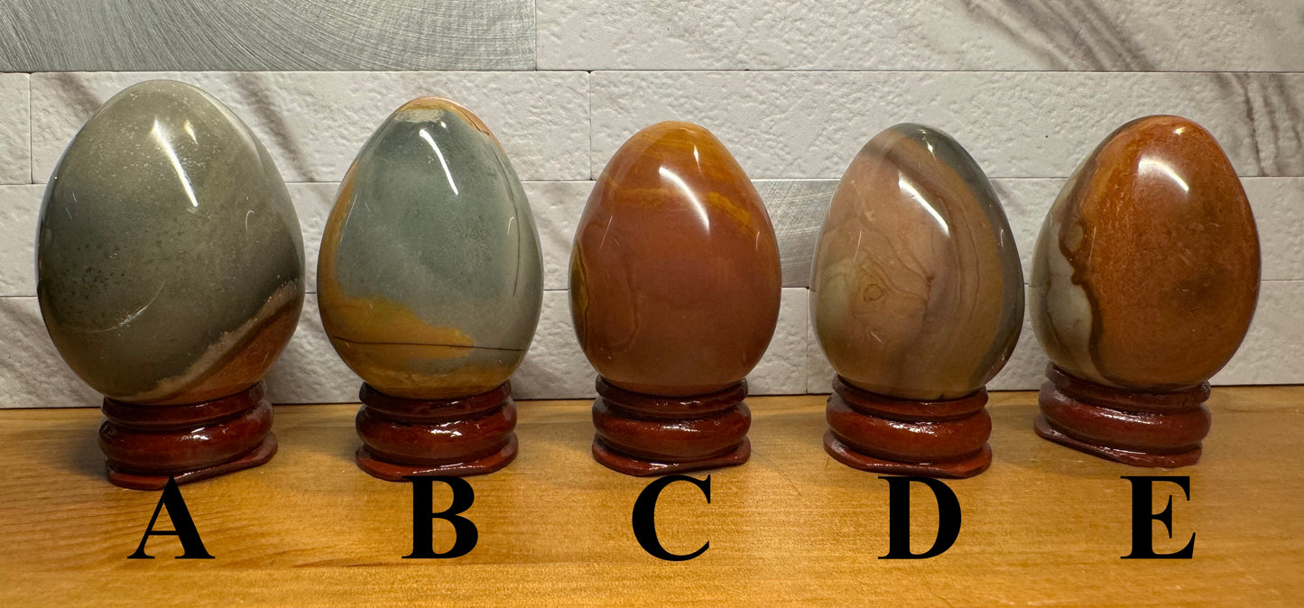 Polychrome Jasper Eggs