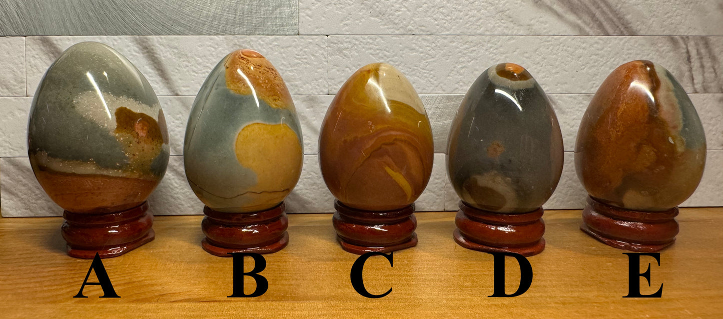 Polychrome Jasper Eggs