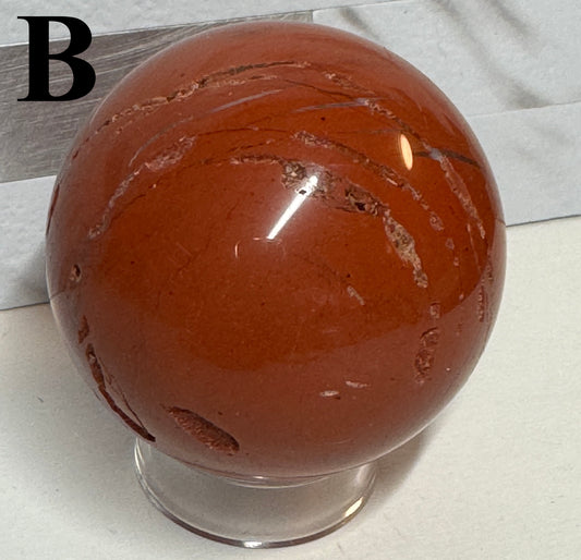 Red Jasper Spheres