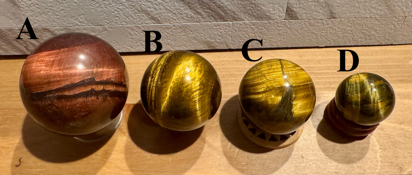 Tigers Eye Spheres