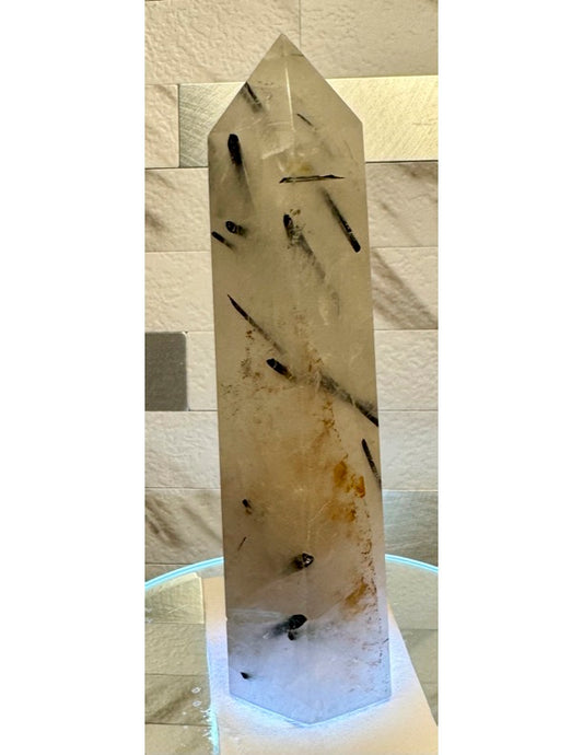 Tourmalinated Quartz Tower